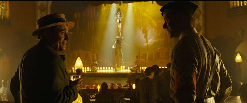 Ian McShane, Derek Theler (background), Douglas Nyback